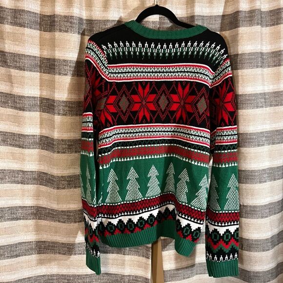 Holiday Time Santa Christmas Sweater‎ Size Medium - Picture 2 of 9